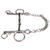 LUCKDANO Snaffle Bit, Jointed-Mouth Stainless Steel Pelham for Horse Training, 5.0 x 0.7 in view 2