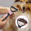 TOPINCN Pet Dematting Comb with Dual-Sided Blades view 2