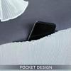 LDLCYCN Gray Massage Table Skirt with Face Hole, 70 x 185 cm view 4