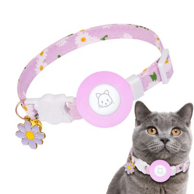 AIITLE Washable Kitten Collar with Daisy Print
