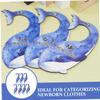 14-Piece Baby Clothing Closet Dividers with Cute Whale Design view 3