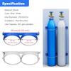 Oxygen Cylinder Storage Rack, Wall-Mount Steel Gas Cylinder Holder, White, 65 cm (25 in) view 2