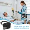 Nurse Waist Bag with Adjustable Belt, Medical Equipment Holder for Stethoscopes, Scissors, and Tools view 4