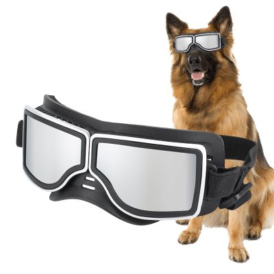 Dog Sunglasses with UV, Sun and Wind Protection for Medium and Large Dogs