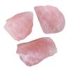 3-Piece Large Raw Rose Quartz Stones, 35 cm view 1