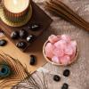 3-Piece Large Raw Rose Quartz Stones, 35 cm view 4