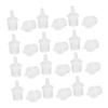 100 Plastic Replacement Nozzle Tips for Adhesive Dispensers, White view 1