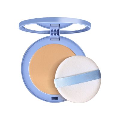 Silky Mist Pressed Powder, Long-Lasting Waterproof Natural Makeup