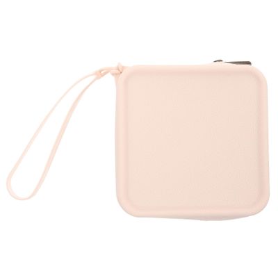 Silicone Tampon Holder with Zipper and Wrist Strap, Blue