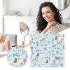 Self-Adhesive Magic Cloth Makeup Bag – Cat Grooming Wrap view 2