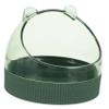 HOUDERCO Transparent Acrylic Hamster and Chinchilla Bowl with Anti-Spill Feature view 1