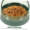 HOUDERCO Transparent Acrylic Hamster and Chinchilla Bowl with Anti-Spill Feature view 3