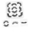 Black False Eyelash Extensions, 5 Pairs, Fiber, for Women view 4