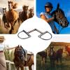 D-Ring Snaffle Bit with Copper Mouth Roller, Single-Jointed view 4