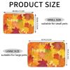 Pet Feeding Mat for Dogs and Cats, Non-Slip, Absorbent, Maple Leaf Design, 30 x 45 cm view 2
