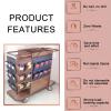 Multifunctional Cleaning Cart Storage Bag, Vertical Hook with 12 Pockets view 4