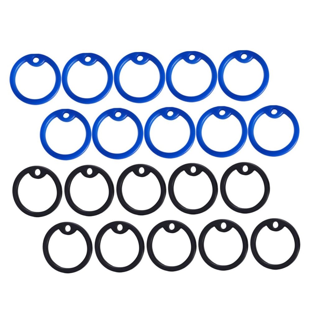 Toddmomy 20 Silicone Pet ID Tags