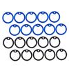 Toddmomy 20 Silicone Pet ID Tags view 1