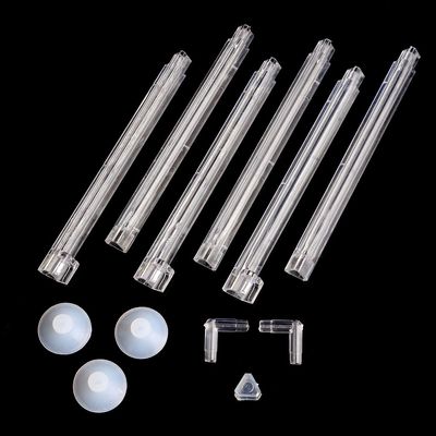 YUOIUX Aquarium Tube Clear Set Air Diffuser for Fish Bubble Wall