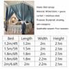 XRPOUXMTE Bed Canopy, Dust- and Wind-Blocking Curtain, Four-Season Universal Mosquito Net view 2