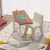 HARELA Overbed Table on 4 Casters, Mobile Laptop and Hospital Bed Table, White, 90 x 37 x 64 cm view 3