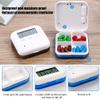 Gonetre Digital Smart Pill Box with 5 Alarms, 4 Compartments, Blue view 3