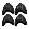 Housoutil Black TPU Side Shields for Glasses, 4 Pieces view 1