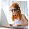 Housoutil Black TPU Side Shields for Glasses, 4 Pieces view 4
