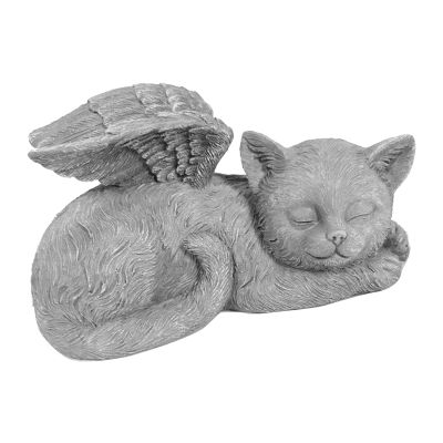 AYNEFY Pet Memorial Angel Cat Statue