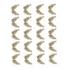 KAILIKETIY 20-Piece Gold-Tone Wing Nail Art Rhinestones view 1