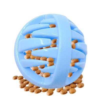 Dog Treat Toy, Treat Dispenser, Interactive Chew Ball for Puppies