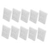 Gogogmee 10-Piece Outlet Covers for Standard FR Outlets, Self-Closing, Shatterproof and Corrosion-Resistant ABS, with Screws for Easy Installation view 1