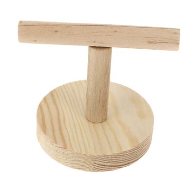 JUMPLAWN Parrot Stand Toy and Bird Perch for Cages