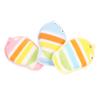 VICASKY 3-Piece Cartoon Bath Sponge Set, Terry Cloth, Assorted Colors view 1