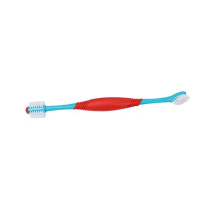 Toyvian Double-Head Pet Toothbrush for Dogs and Cats