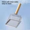 Cat Litter Scooper with Wood Handle view 3