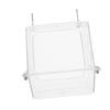 Toyvian Acrylic Hanging Bird Bath for Parrot Cages view 1