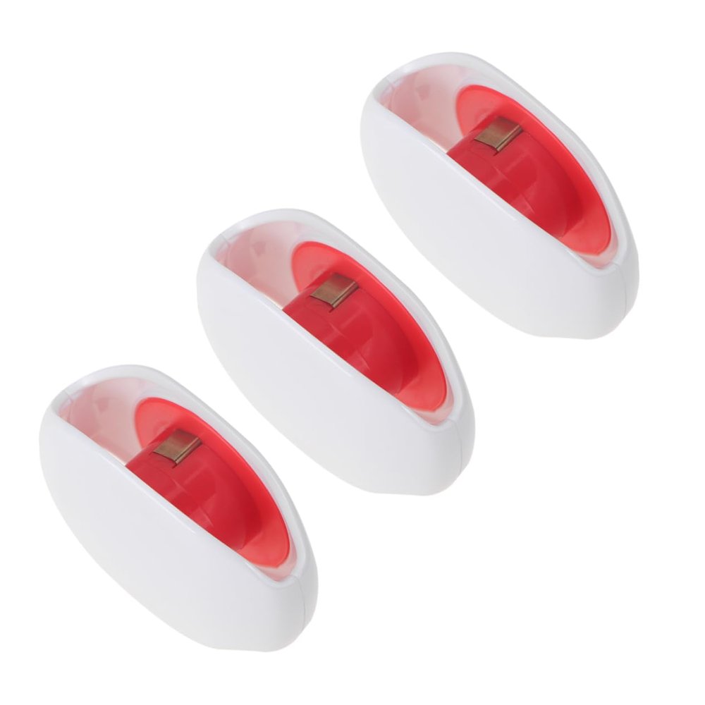 DIYEAH 3-Piece PC and ABS Plastic Cable Winder Set, Portable White Headphone Organizer for Home Use and Earphone Cable Protection