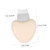 Heart-Shaped Facial Skin Exfoliating Spatula, Stainless Steel and Plastic view 2