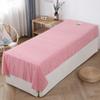 LDLCYCN (H) Pink/B, 100 x 200 cm Massage Table Cover, With/Without Face Hole, Reusable, Washable view 1