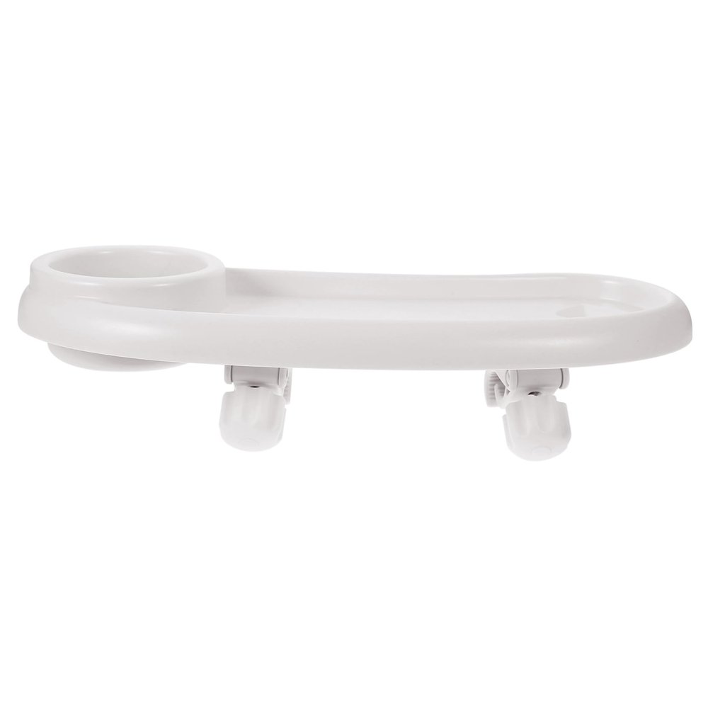 Toddmomy Universal Stroller Snack Tray, White Plastic