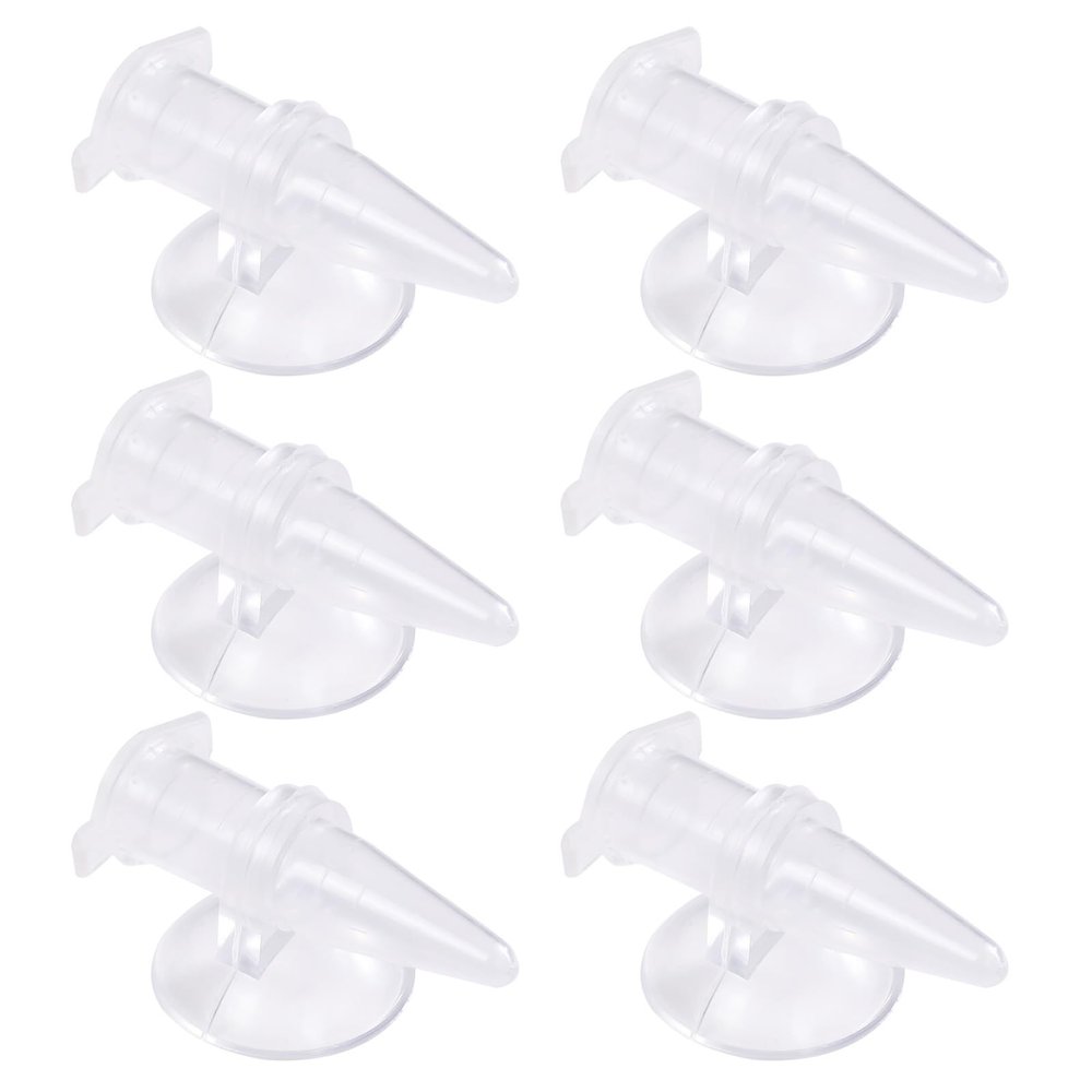 Pack of 6 Reusable Shrimp Feeders with Suction Cup Designs