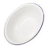 32 cm White Enamel Basin, Vintage Foot Bath with Smooth Surface view 1