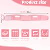 Reusable V-Line Lifting Mask and Chin Strap, Pink view 2