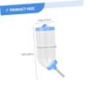 Practical 500 ml Blue Plastic Hamster Water Bottle for Small Pets view 2