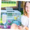 Practical 500 ml Blue Plastic Hamster Water Bottle for Small Pets view 3