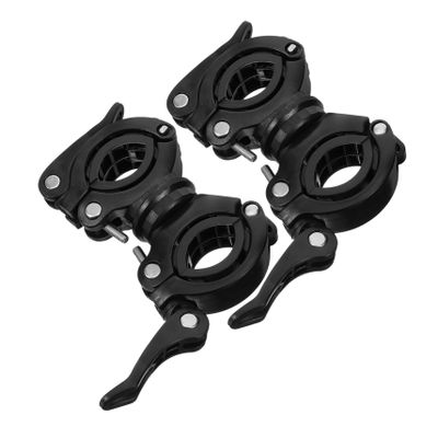 HOUDERCO 2-Piece Rotatable Plastic Cane Holder for Wheelchairs