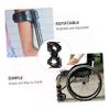 HOUDERCO 2-Piece Rotatable Plastic Cane Holder for Wheelchairs view 3