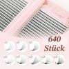 Lunamoon 640-Piece 5D Premade Fan Lashes (5D-0.07-C, 8–15 mm) view 2