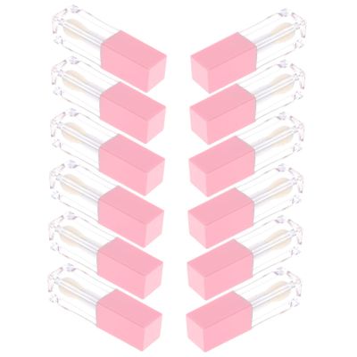 12-Pack 5 mL Refillable ABS Lip Gloss Tubes for Women and Girls